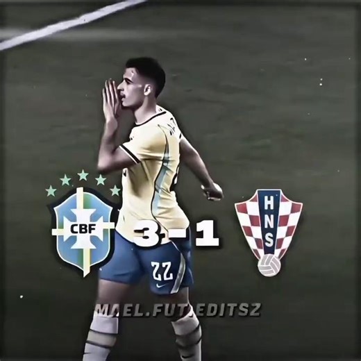 BRASIL 3 - 1 CROÁCIA 🔥 #Edit #Futebol #Shorts #Football #Brasil #Croatia #Seleçãobrasileira