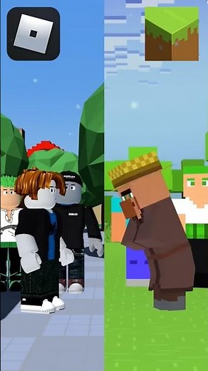 Minecraft Vs Roblox #viral #roblox #minecraft