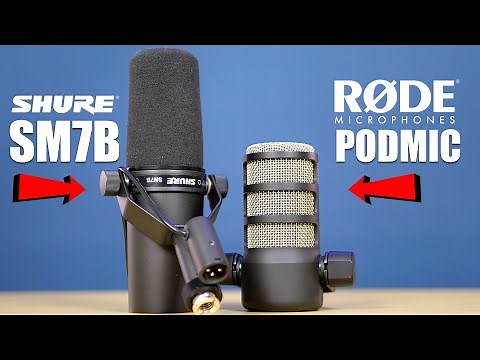 Shure SM7B vs Rode PodMic - A Microphone Comparison for Podcasting