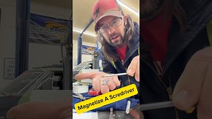 Magnetizing a screwdriver made easy