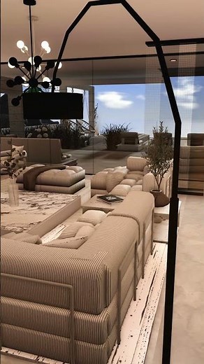 Bloxburg Speed Build Modern Luxury Tropical Dream Mansion #bloxburg #roblox #welcometobloxburg