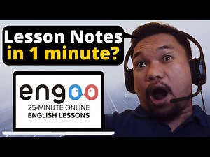 How to make LESSON NOTES IN 1 MINUTE | Discussions about LESSON NOTES | ENGOO | Tutor Jacko