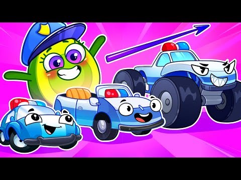 🚔 Let's Go Police Monster Truck! ✨ Rescue Team || Best Kids Cartoon by Meet Penny 🥑💖