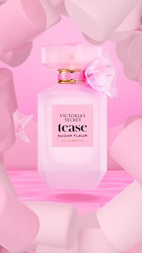 Victoria's Secret on Instagram: "Introducing Tease Sugar Fleur Eau de Parfum, a floral candy dream filled with fresh apples and aromatic jasmine buds dipped in pink caramel."