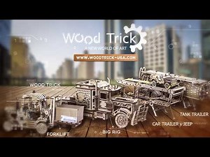 "Collection of models" - Wood Trick 3D wooden model kits