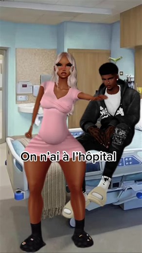 Pregnant Woman Dances in Hospital Setting