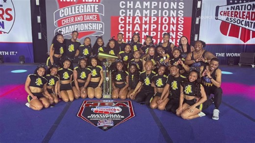 NC A&T cheer team wins for a second time at Nationals