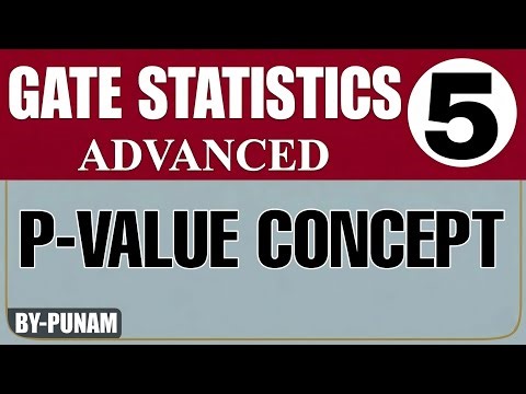 P- value | ONE SHOT VIDEO | All Competitive exams | Statistics Advanced |Statistics by Punam |