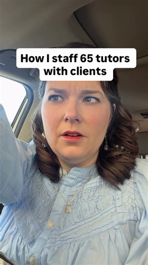 I staff over 65 teachers with tutoring clients and onboard 20 new clients every week. And no… it’s not just running paid ads. It’s a lot of multifaceted marketing working together. Comment “video” and I’ll send you the YouTube breakdown. 👇 #teacher #edutok #tutoring #businessowner #tutoringbusiness