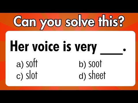 English Vocabulary Quiz | Intermediate | Can You Pass This Test?
