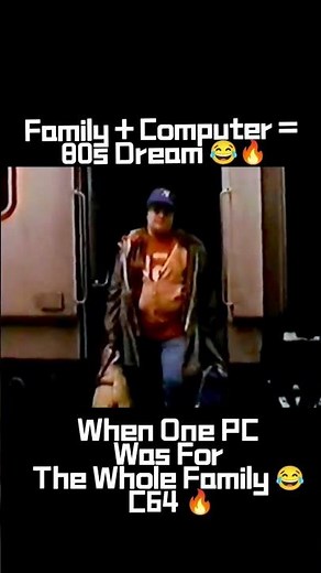 When One PC Was For The Whole Family 😂 C64 🔥 #retrogaming #retro #c64 #viral