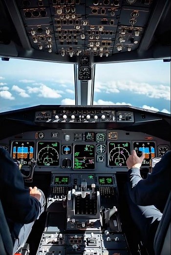 POV: Airline Pilot in the Cockpit