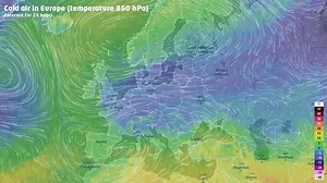 1.9K views · 52 reactions | Winter is slowly coming to Europe. Cold air will spread over the Central and Western Europe in the upcoming 24 hours. Daily maxima will drop to the temperatures near zero. Weather will be cloudy with some snowing. See circulation in Europe on Ventusky: https://www.ventusky.com/?p=49.6%3B15.7%3B3&l=temperature-850hpa&t=20171113%2F16 | Ventusky | Facebook