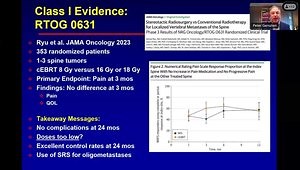 Spinal Metastases: Integrating Radiosurgery Into Multimodality Treatment Approaches