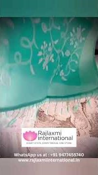 Machine Stitch Work on Semi Cotton Saree | Rajlaxmi International