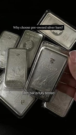 A smart way to start or grow your stack. #preciousmetals #silverbars #silverstacking