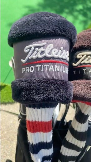 Refurbishing vintage Titleist head covers #golfheadcover #vintagegolf #vintagetitleist #vintagegolf