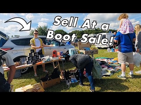 We Went Selling at a Car Boot Sale | How Much Did We Make From Our Unwanted Items?