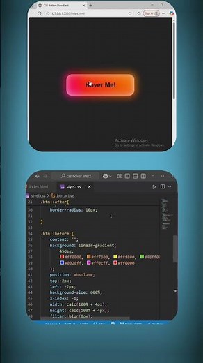 How To Make a Glowing Button With CSS in Minutes!