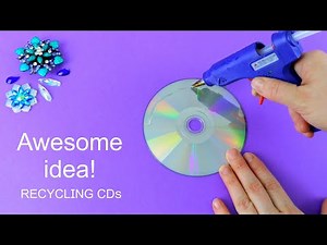 best out of waste / CDs and DVDs recycling / How to recycle old CDs into useful stuff
