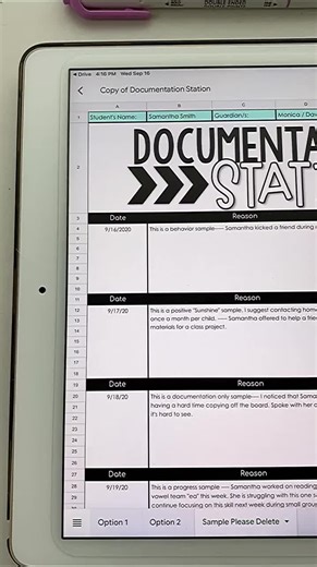 I learned early on that documentation is super important.🌟 This resource includes printable and digital versions. The digital copy is perfect for documenting on the go from anywhere on any device! 🙌🏽 Samples are even included for your reference. All of the text (except the headers) is editable. I’m most in love with the clickable checkboxes!⁠ ⁠ 👉🏽To grab this resource click on the 🔗 in my bio and then tap on the ⏰️app tab.
