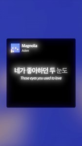 Aden - Magnolia: K-Pop Vibe Song Highlight