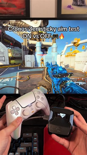 Cronus Zen sticky aim test ON vs OFF #cronuszen #fyp #warzone #bo7 #blackops7