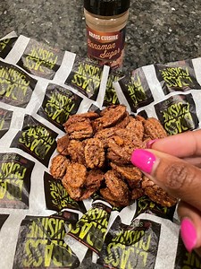 Oven Roasted Cinnamon Sugar Pecans. www.brasscuisinespices.com | BrassCuisine