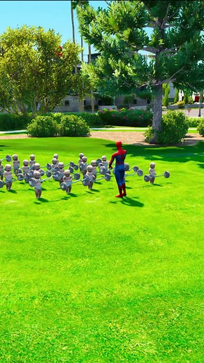 Spider-Man and Park Adventures with Humanoid Figures