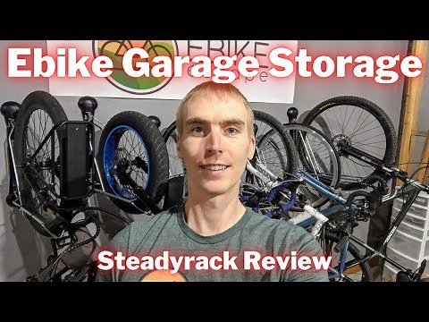 Vertical Bike Racks for your Electric Bike (Steadyrack Review)