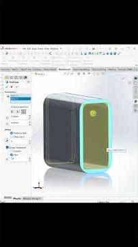 SOLIDWORKS End Cap Explained in 60 Seconds | Sheet Metal Pro Tip | #solidworks #cad #sheetmetal
