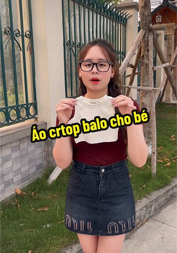 Áo crtop ba lỗ cho bé gái #aocroptop #aobegai #xuhuong