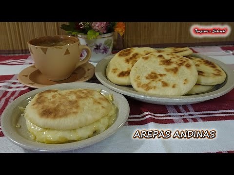 Andean Arepas made with wheat flour: Easy and delicious
