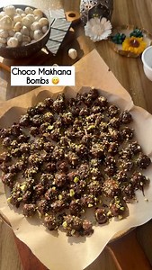 Choc Makhana Bombs(2 ingredient only) | Oh, Cheat Day