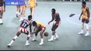 Harlem Globetrotter Legend Meadowlark Lemon Playing in 1977