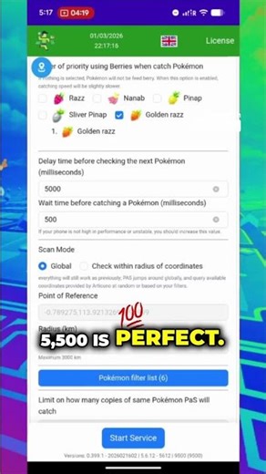 Best PG Tools Settings for Optimal Catch Rates #pgtools #ipogo #pgsharp #pokemod