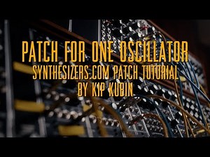 Patch For One Oscillator #Dotcompetition2023 Patch Tutorial
