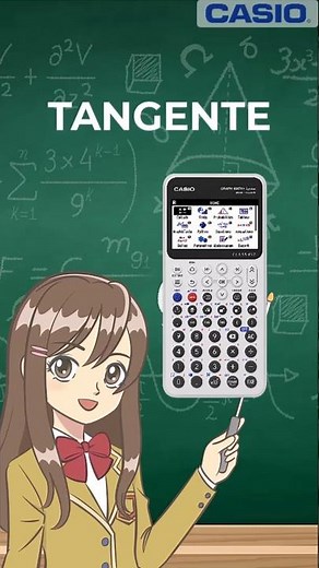 TUTO CASIO ClassWiz : Équation de tangente avec la calculatrice GRAPH MATH+