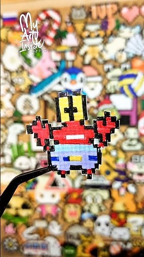 Mr. Krabs in Pixel Art | Eugene H. Krabs | SpongeBob SquarePants 🦀💰