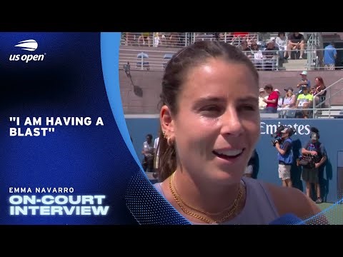 Emma Navarro On-Court Interview | 2025 US Open Round 2