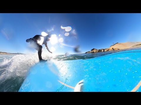 360 VR Surfing at Pacific City, Oregon, USA (short 1)