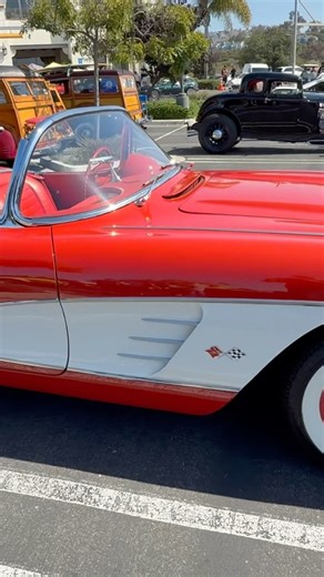 Beautiful RED 1959 Chevy Corvette C1 #cars #sportscar #chevy #classiccars #corvette #automobile #car