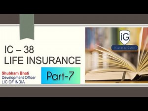 IC 38 life Insurance exam Most Important topics | Part-7 | Final Part | Lic agent exam