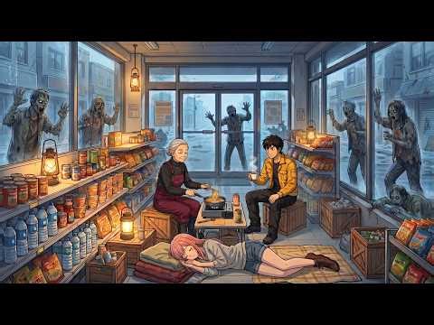 Surviving in a Supermarket During a Zombie Apocalypse | Ghibli Cozy Time