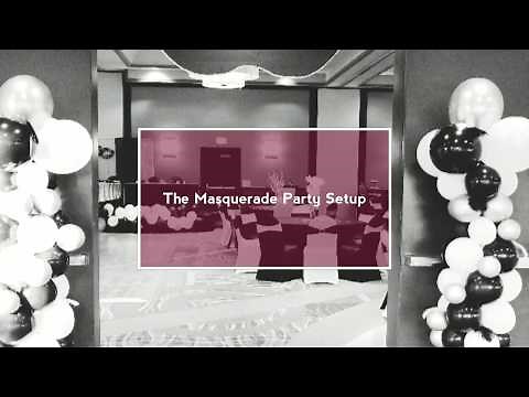 DIY Dollar Tree Masquerade Party Setup
