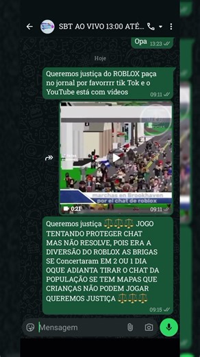 AE ESTA A MANIFESTAÇÃO MAIS GRANDE AGORA VAI VISUALIZAR ROBLOX!!#viral#maiormunifestação#roblox#jrnl
