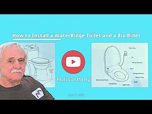 How to Install a WaterRidge Toilet and a Bio Bidet