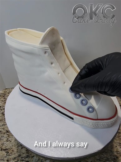 Creating a Converse Shoe Cake: Behind the Scenes