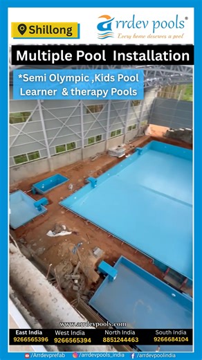 1K views | Installing multiple pools in Meghalaya , Shillong //...