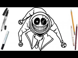 How To Draw Prototype Easy Step By Step | Poppy Playtime Art Lesson | Chapter 5